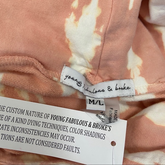 NWT Young Fabulous & Broke Raissa Hoodie S/M, M/L - Picture 6 of 6